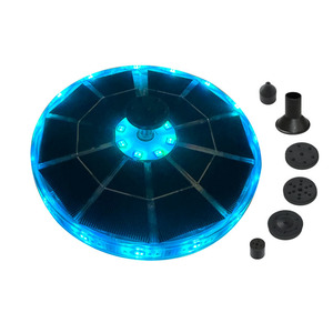 Solar Powered Floating Water Fountain 2.5W LED Light Garden Pond Decorative Feature Outdoor Courtyard Bird Bath - Product Image 2