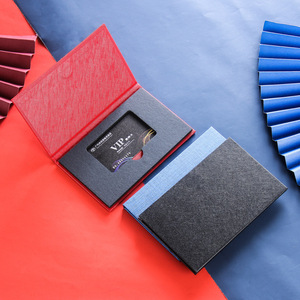 Scatola in Cartone per Carte di Credito con Logo Stampato su Due Lati, 2 Scomparti, Scatola Regalo per Carte NFC e <span class=keywords><strong>VIP</strong></span> in Metallo, Personalizzabile e Riciclabile - Product Image 3
