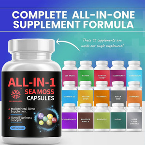 Complément Herbal Tout-en-un en Gros : Capsules de Mousse de Mer et Ashwagandha pour l'Énergie, le Système Immunitaire et la Santé Digestive – Mélange Multiminéral - Product Image 4