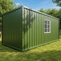 Mini-bâtiment de bureau mobile en conteneur, panneaux sandwich, entrepôt moderne pour stockage, maison préfabriquée personnalisable
