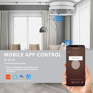 Détecteur <span class=keywords><strong>de</strong></span> <span class=keywords><strong>fumée</strong></span> intelligent WiFi Tuya, alarme incendie sans fil, capteur photoélectrique, sirène 85 dB, EN14604 CE, Alexa, <span class=keywords><strong>Google</strong></span> Home - Product Image 6