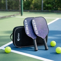 Ensemble de raquettes de pickleball en bois pour la plage avec balles – Kit combiné transfrontalier
