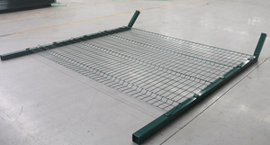 Clôture de jardin en treillis métallique soudé incurvé 3D décoratif extérieur à prix abordable - Product Image 2