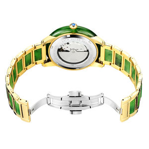 Montre Femme Luxury Women <b>Mechanical</b> <b>Watch</b> Casual Business Ladies Automatic Jade <b>Watch</b> - Product Image 4