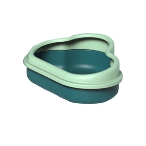 2022 New Cute High-sided Cat Litter Box Semi-closed Cat Litter Box with Cat Litter Shovel