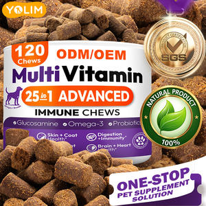 Suplemento Vitamínico Masticable Multivitamínico para Perros con Alto Contenido <span class=keywords><strong>de</strong></span> Proteínas para la Salud <span class=keywords><strong>de</strong></span> la Piel y las Articulaciones, Marca Privada - Product Image 1