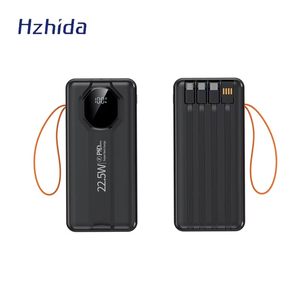 Sạc dự phòng di động mới nhất 30000mAh, sạc nhanh, màn hình kỹ thuật số, bốn cổng USB, cổng Type-C, hỗ trợ PD, dung lượng 50000mAh, kèm dây sạc - Product Image 1