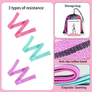 <span class=keywords><strong>2020</strong></span> nouveau Design Logo Personnalisé Gym Boucle D'exercice Butin Bandes Tissu Tirez Aider Longues Bandes de Résistance - Product Image 3