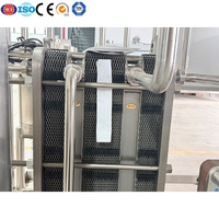 Machine de pasteurisation du lait de qualité industrielle, 500 litres par heure, avec contrôle automatique de la température
