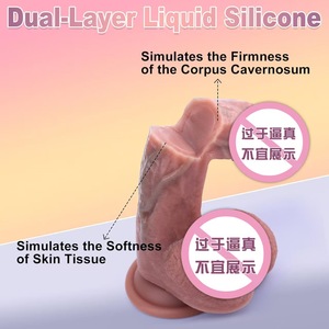 प्राकृतिक डिल्डो सिलिकॉन सक्शन कप पोर्टेबल यथार्थवादी वाटरप्रूफ इको फ्रेंडली अंतरंगता महिला गुदा योनि प्लग - Product Image 3