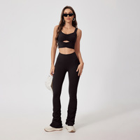 Nouvelle Collection 2025 : Ensemble de Sport Sans Couture 2 Pièces Haut de Gamme (Legging et Brassière de Sport) pour Femme – Idéal Yoga et Fitness (Roupa De Academia)