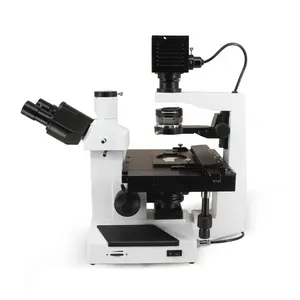 Boshida BD-S2 Optical Inverted Biological Microscope Trinocular Bright Field Phase Contrast With Camera For Biological Research