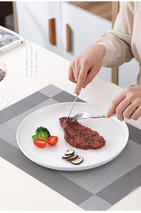 Jingdehua — ensemble de vaisselle blanc mat, Style Morden nordique, vaisselle en <span class=keywords><strong>porcelaine</strong></span>, en céramique, <span class=keywords><strong>assiettes</strong></span> <span class=keywords><strong>Plates</strong></span> et bols, vente directe d'usine - Product Image 5
