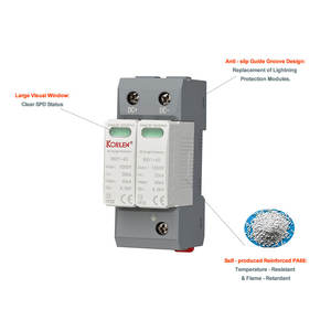 KORLEN T2 AC SPD 1P 5-10KA <strong>Lightning</strong> Protection Low Voltage Voltage Protector Surge Protector - Product Image 5
