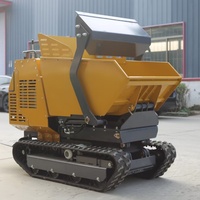 Mini-dumper tout-terrain 1 tonne pour le transport en ferme et en verger