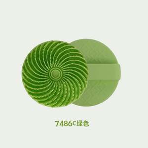 Brosse de bain simple face en silicone souple Bain de bain à poils doux Nettoyage Massage - Product Image 3