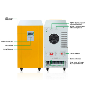 Système solaire complet de 12000 watts, 15 kW, 10 kW hors réseau, Thaïlande, avec batterie au lithium hybride - Product Image 3