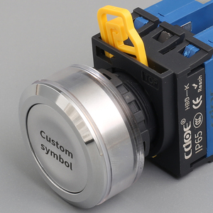 Nút chuyển đổi 20A 30 mét pushbutton Thiết bị chuyển mạch điện điều khiển tải kim loại IP65 đẩy bắt đầu dừng nút thiết bị chuyển mạch cho máy - Product Image 5