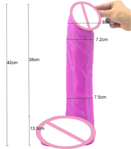 FAAK Thicker Penis Huge Realistic Big Health PVC <b>Dildo</b> G-spot Stimulation Sex Toys for Women - Product Image 6