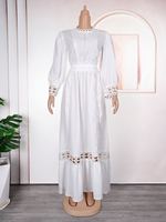 Robe longue élégante pour femmes africaines grandes tailles
