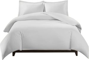 Parure de lit de luxe 5 étoiles pour hôtel, drap doux comme du coton égyptien, 100% coton blanc, couvre-lit, housse de couette pour literie - Product Image 3