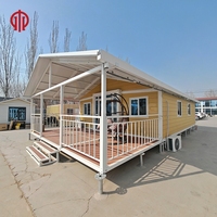 Maison Conteneur de 20 Pieds Prête-à-Expédier, Portable, Modulaire, Extensible et Préfabriquée en Acier pour Vie Mobile, Vente en Gros