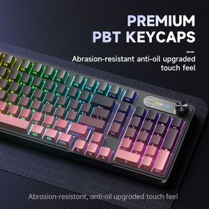 Venta caliente retroiluminado Home Computer Rainbow Lights <span class=keywords><strong>Multimedia</strong></span> Key para juegos de tamaño completo Usb <span class=keywords><strong>Wired</strong></span> Mini Rgb Teclado mecánico - Product Image 2