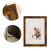 Cadres photo en bois rectangulaires écologiques pour la décoration de la maison, prix d'usine