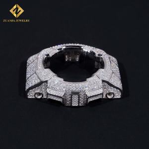 GRA Certificated Large Stock Bussdown Iced Out VVS Moissanite <b>Watch</b> Bezel Custom Made Hip Hop Men <b>Watch</b> Bezel - Product Image 5