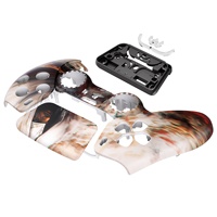 Pour coque de contrôleur PS5-Façade imprimée par sublimation d'œuvres d'art personnalisées EXtremeRate avec pavé tactile, couverture de jeu bricolage