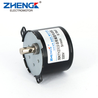 Moteur synchrone monophasé 50Hz AC 50mm Tdy 50 avec condensateur de démarrage 220V 6W, enroulement en cuivre pur, efficacité IE3, montage sur panneau