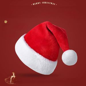 Promotional Wholesale <b>Holiday</b> <b>Hats</b> Custom Christmas <b>Hats</b> With Logo for Tradeshow Giveaways - Product Image 6