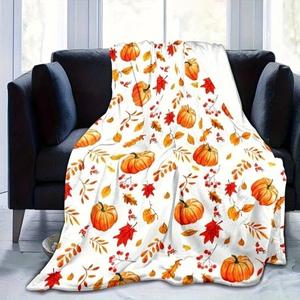 Manta de Franela con Motivos de Halloween, Manta para Siesta, Decoración para Fiestas, Regalo de Terror, Cálida, Súper Suave para el Hogar y la Oficina - Product Image 4