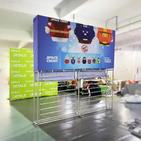 Boîte à Lumière LED Publicitaire Portable en Aluminium Rétro-Éclairée pour Salons Professionnels, Tissu Tendu LED Robuste