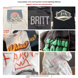 2025 известных брендов, Мужская Роскошная хлопковая футболка высокого качества с принтом логотипа, дизайнерская одежда, модные футболки с тяжелым весом - Product Image 6