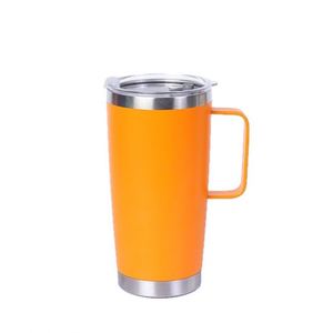 20Oz Stainless Steel Tumbler With Handle Dishwasher Safe Metal Coffee Cup Drop <b>Shipping</b> Available Travel Mugs ASM26 - Product Image 5