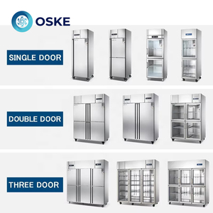 Congélateur vertical commercial en acier inoxydable, équipement de réfrigération à refroidissement direct et par air - Product Image 6