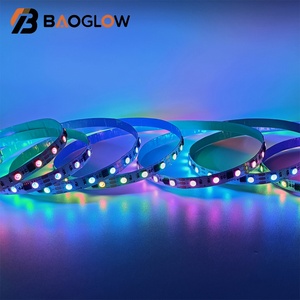 Bande lumineuse LED RVB à trois lignes irisées avec télécommande pour salon, chambre à coucher, plafond - Product Image 4
