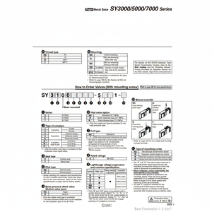 ชิ้นส่วนนิวเมติกส์ SS5Y5-50S5-08D-C6นิวเมติก SMC - Product Image 1
