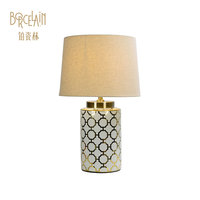 Lampes de table vintage décoratives, style oriental, impression à la main, luxueux, pour la maison ou le bureau, hôtel