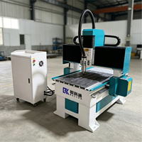 Máquina de Corte y Fresado CNC de Aluminio de 3 Ejes 6090 de China, 3D