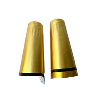 Capsule de Champagne de papier d'aluminium d'or pour l'enveloppe de cou de bouteille