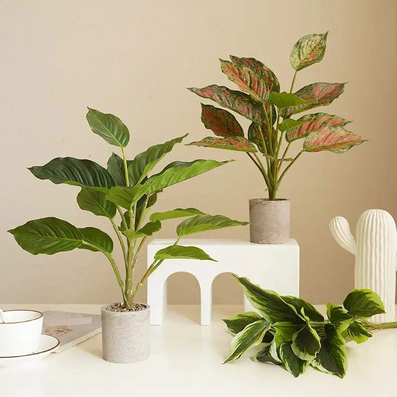 Kunstmatige Groenblijvende Parthenocissus Decoratieve Plant Bladeren Kunstblad Voor Muur Huis Tuin Bruiloft Deco