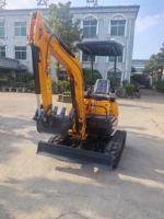Promo Panas Excavator Mini 1Ton 2Ton Hidrolik Crawler Digger dengan Kabin Mesin EPA untuk Konstruksi Kebun dan Pertanian