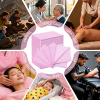 50 pièces Nouvelles serviettes de table jetables imperméables et durables pour le nail art, les tatouages, les salons et la maison