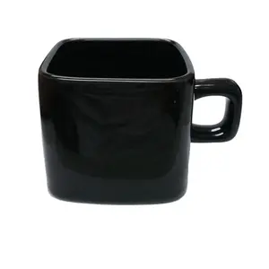 Сделайте свой собственный дизайн, 3D кружка, черная чашка, кофейная кружка квадратной формы для продажи