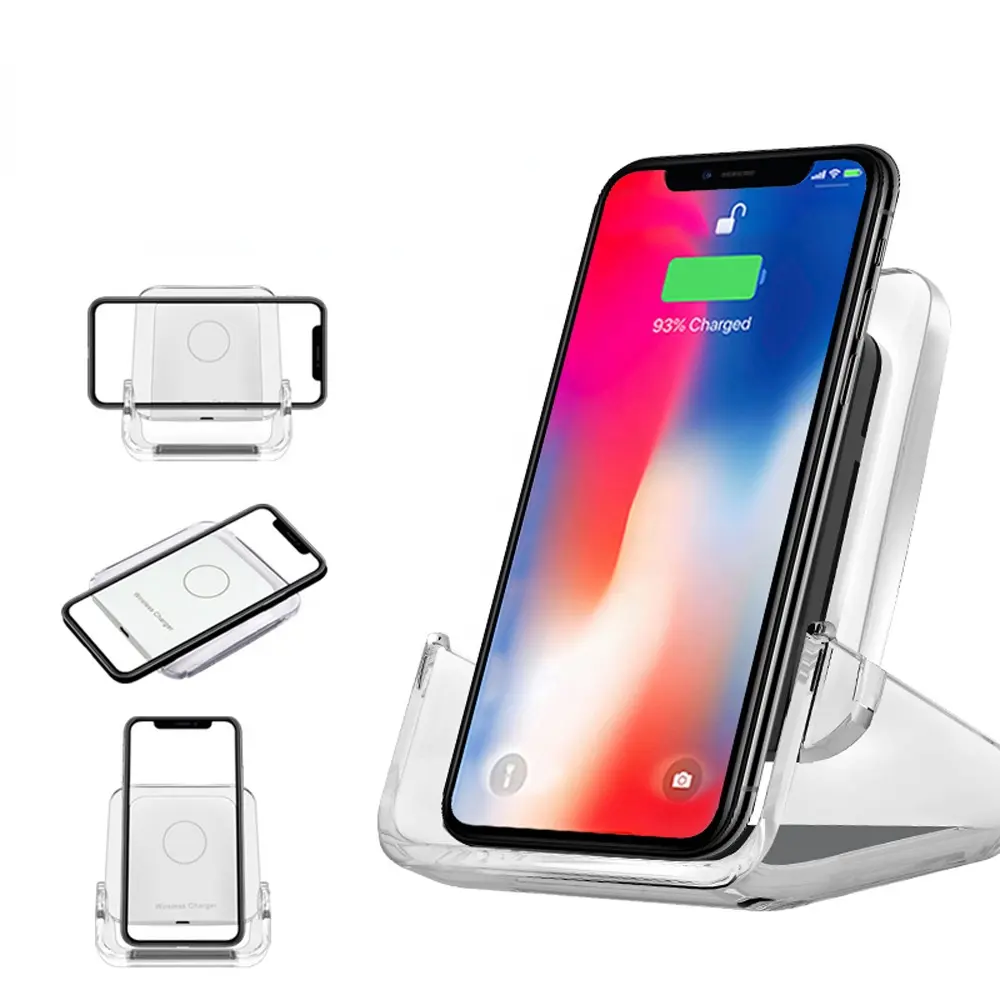 New Stand Pad 2 in 1 Qi USB C Quick Charging for iPhone Androids Phone Battery Amazon Best Seller 2023 Wireless Charger