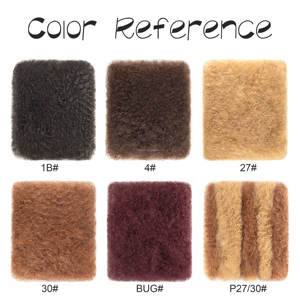 Vendita calda Meche Naturelle Kinky Afro naturale stoppino simil vergine <span class=keywords><strong>capelli</strong></span> crespi Afro <span class=keywords><strong>ciuffo</strong></span> <span class=keywords><strong>capelli</strong></span> sintetici alla rinfusa per Locs - Product Image 5