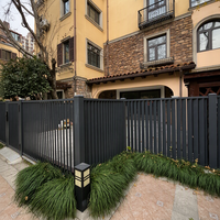 Clôture en lattes d'aluminium, panneau vertical, clôture à persiennes, extérieur, pour jardin, patio, cour, fabricant en gros, Chine, OEM