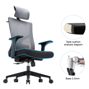 Chaise de <span class=keywords><strong>bureau</strong></span> de direction au design moderne avec accoudoir <span class=keywords><strong>ergonomique</strong></span> en maille complète nouveau style de mobilier de <span class=keywords><strong>bureau</strong></span> <span class=keywords><strong>pour</strong></span> ordinateur de <span class=keywords><strong>bureau</strong></span> - Product Image 6